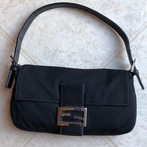 Authentic Fendi neoprene baguette